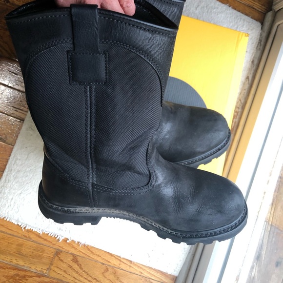 Carhartt pull on Boots Black comfortable worn 3 months only almost new - Picture 8 of 11